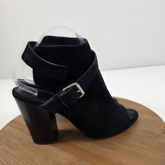 Rag & Bone Shoes Womens Size 9 Suede Open Toe Block Heel Sandals Buckle Strap - Picture 8 of 16